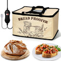 Folding Bread Proofing Box with Temperature Control (50–113℉) & 12H Timer – Compact Dough Proofer with Remote Control, Space-Saving 5-Layer Insulated Fabric, Ideal for Sourdough, Bread, Pizza, Yogurt