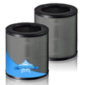 Airmega 50 Filter Replacement Compatible with Coway Airmega 50 Air Purifier, 3-IN-1 Hepa Filter, Deodorization Filter with Activated Carbon (2PCS)