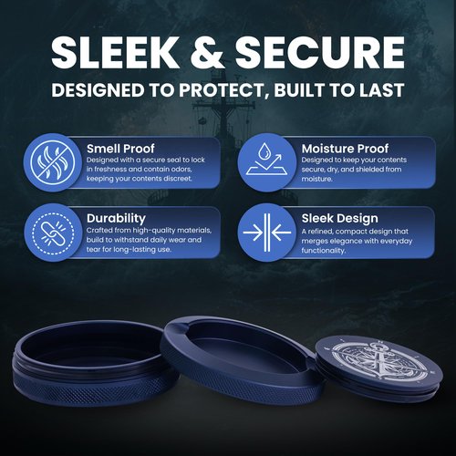 TuffTynz - Premium Zyn Metal Can | Zyn Holder | Metal Zyn Container | Moisture & Odor Proof Container | Aluminum Zyn Can & Organizer | Dip Can | Zyn Tin | Zyn Gifts for Men | The Zyn Bin