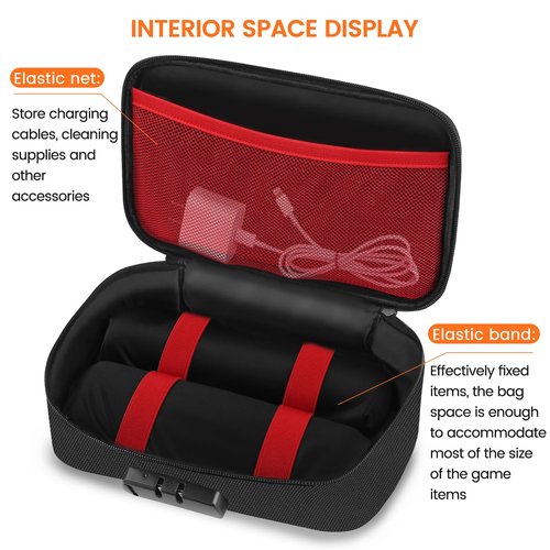 JINXOLET discreet lockable storage toy bag box organizer container