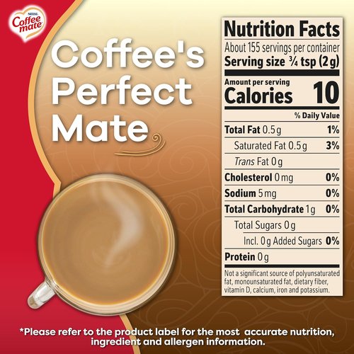 Coffee Mate Original Powder Creamer - Creamy Flavor, Convenient 11 oz Pack of 4