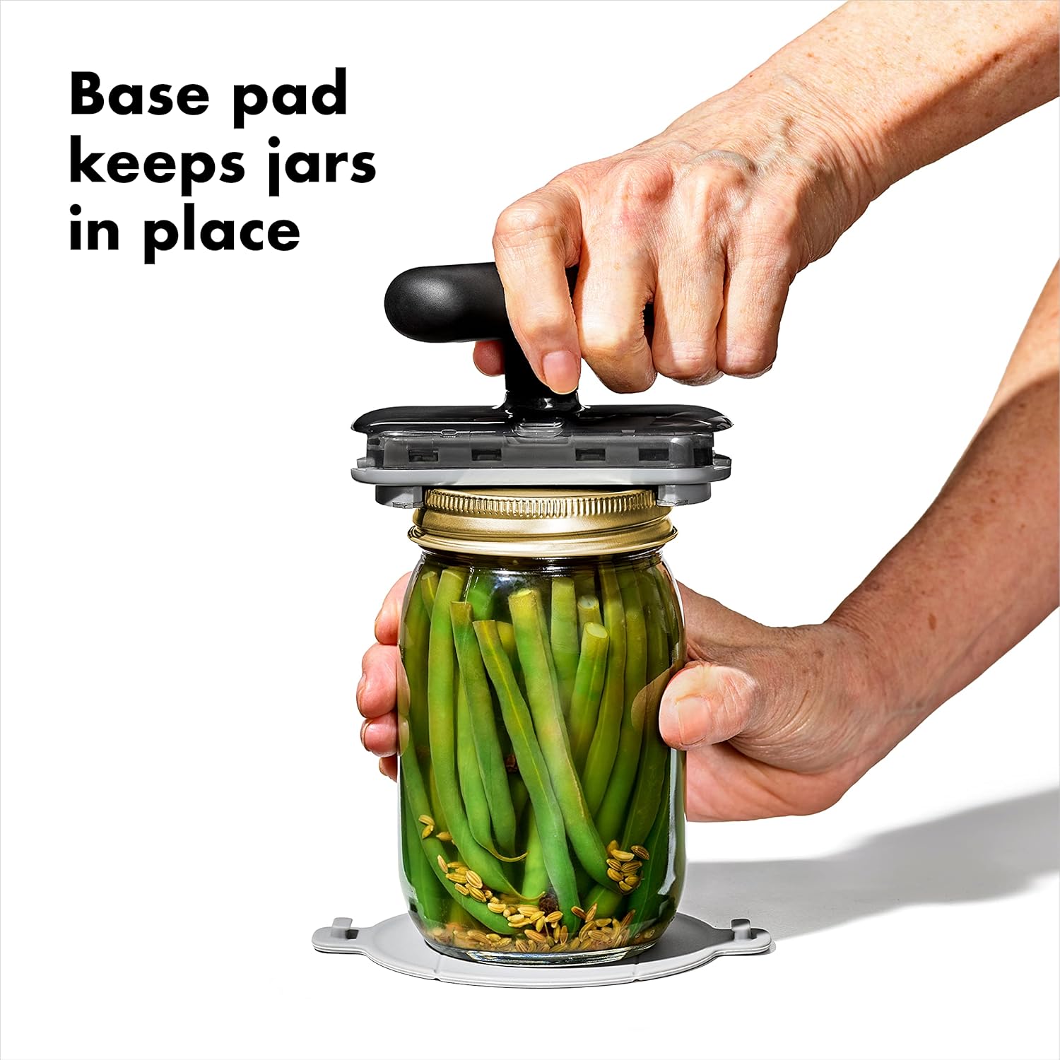 OXO Good Grips Jar Opener - Effortless Twisting with Basepad for Easy Use