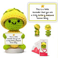 Gossby Handmade Positive Turtle Crochet - Inspirational Gift for Women - You're Truly Turtle-Y Awesome - Christmas, Birthday, Appreciation Thank You Gift for Coworker, Employee, Friend