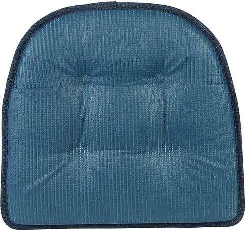 Non-Slip Chair Cushions, Assembled in USA, U-Shaped Skid-Proof Seat Pads for Dining Room, Kitchen, Office, 15"x16"