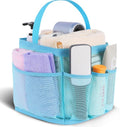 EUDELE Mesh Shower Caddy - Portable 8-Pocket Design for Quick Drying & Easy Cleaning | Ideal for Beach, Gym, Travel