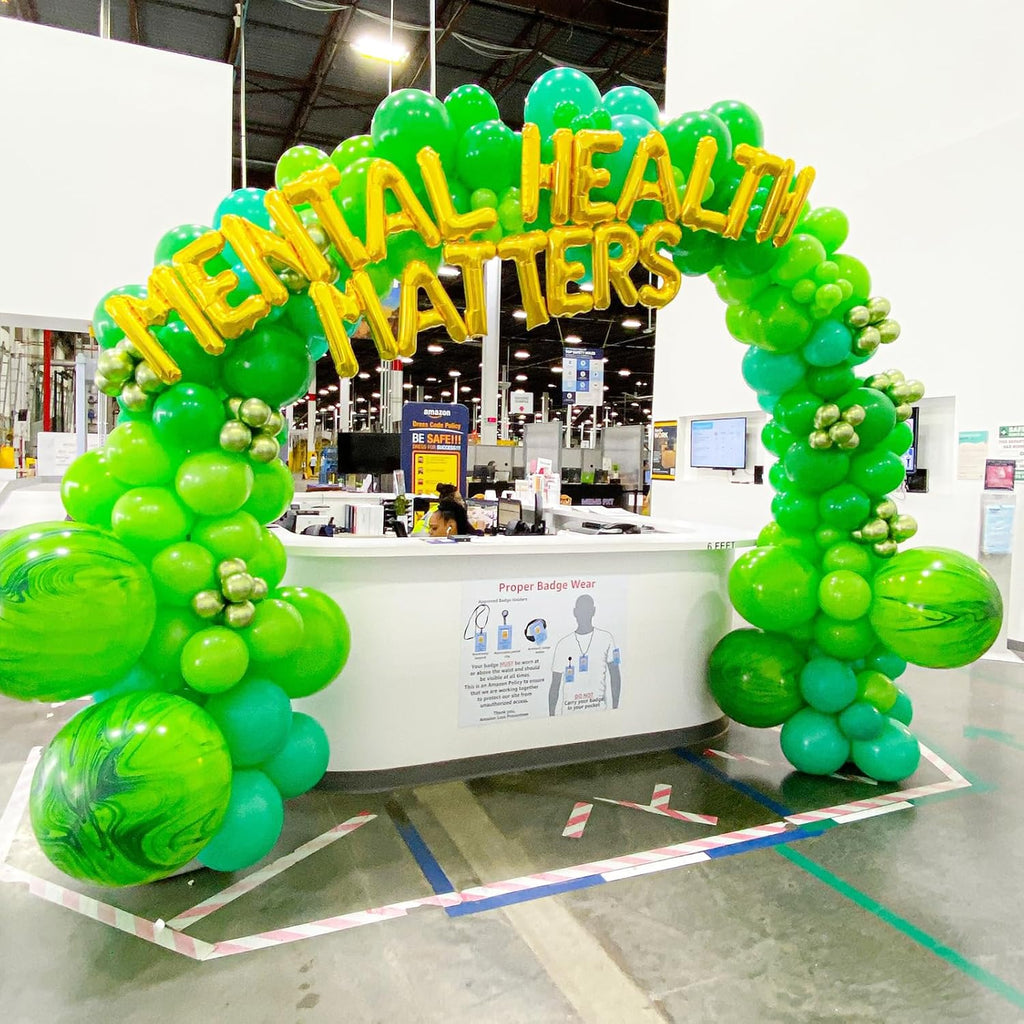 Voircoloria Green Balloons - 12-Inch Latex Balloons | 66-Pack for Graduation, Weddings, and Parties