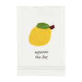 Mud Pie Lemon Fruit Crochet Towel; 21" x 14"