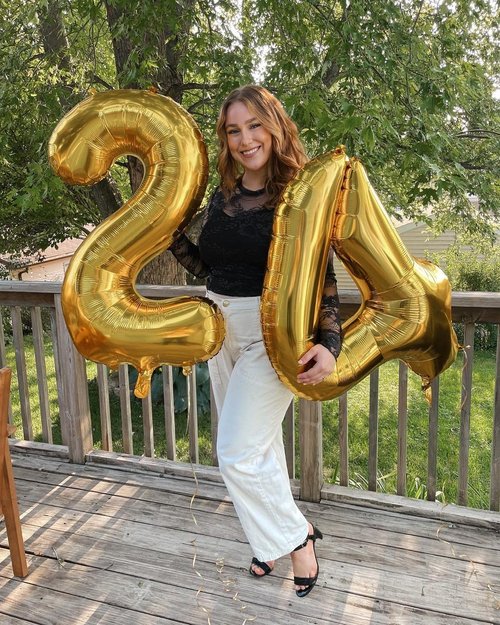 Gold Number 70 Balloon - 40 Inch Metallic Decoration for 70th Birthday Celebrations