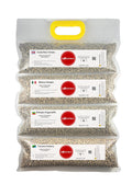 Roastika - Unroasted Coffee Bean - 4lb (pack of 4) - Sampler Pack - Bundle 2A (COSTA RICA TARRAZU/MEXICO CHIAPAS HG EP/ETHIOPIA YIRGACHEFFE/TANZANIA PEABERRY KILIMANJARO) Green Coffee Bean