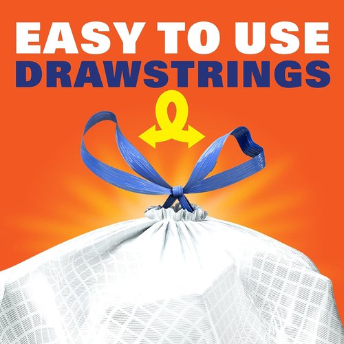 Hefty Ultra Strong Kitchen Trash Bags - Citrus Twist Scent, 13 Gallon, 40 Count