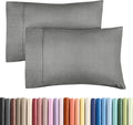 King Pillow Cases by [Brand Name] - Ultra Soft Hotel Quality Covers | Wrinkle-Free & Fade Resistant - 2 Piece Set in Heathered Grey