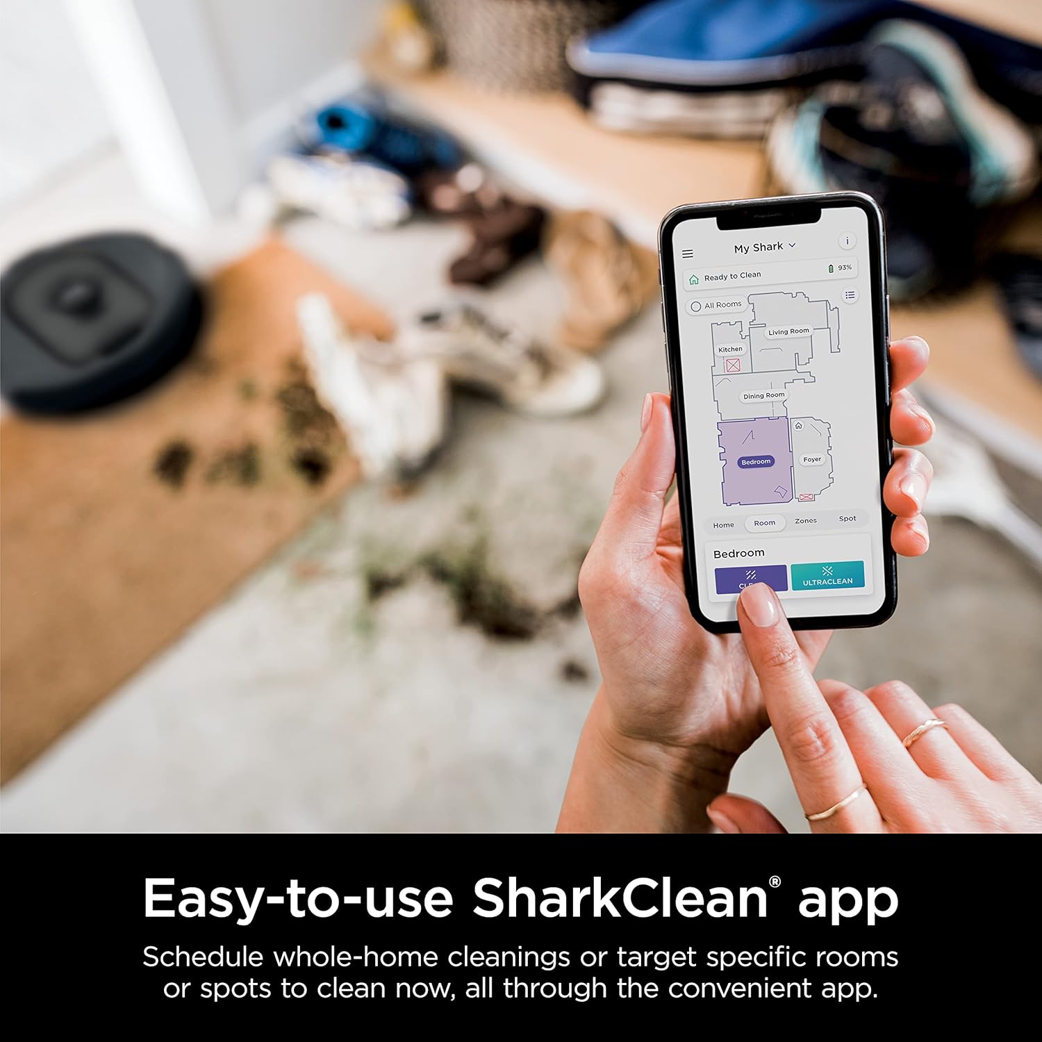 Shark Rotator Lift-Away Vacuum Cleaner - No Hair Wrap & HEPA Filter | Lightweight Pet Hair Vacuum | Silver