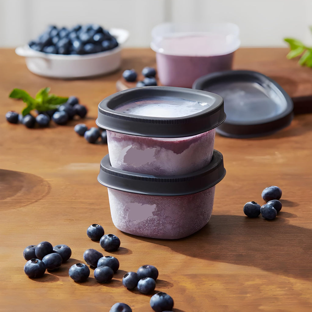 Bexter Pack of 3 Freezer Jars 8 oz (Half Pint 3pk)