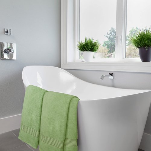 Utopia Towels 4 Pack Bath Towels Set, (27 x 54 Inches) 100% Ring Spun Cotton, Quick Dry, Highly Absorbent, Soft Feel Towels, Perfect for Daily Use (Sage Green)