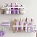 ODesign Shower Caddy - 3 Pack Stainless Steel Wall-Mounted Shelves | No Drilling, Rustproof, Silver
