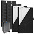 Air320 Air220 Replacement Filter Compatible with Bissell Air220 Air320 2768A 2609A Air Purifier, Including 2 Sets HEPA Filters + Pre-Filters + Activated Carbon Filters, Compare Part # 2677,2678,2804