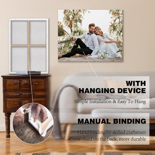 Cara Nonna Custom Canvas Prints - Personalized 12x12 Framed Photo Gifts | Ideal Wall Art for Home Decor