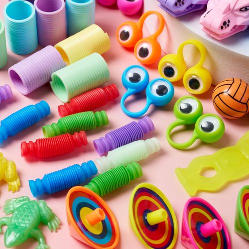 JOYIN 144 PCS Prefilled Easter Eggs with Assorted Toys for Easter Egg Hunt, Party Favors, Basket Stuffers, Classroom Prize Supplies