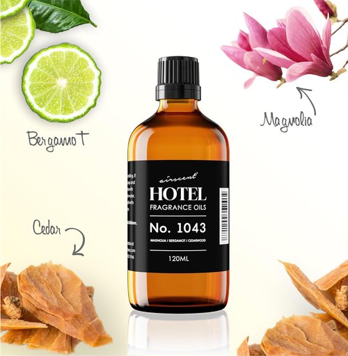AirScent Magnolia Wood Diffuser Oil - Magnolia Bergamot Cedarwood | Premium 10 mL Dropper Bottle
