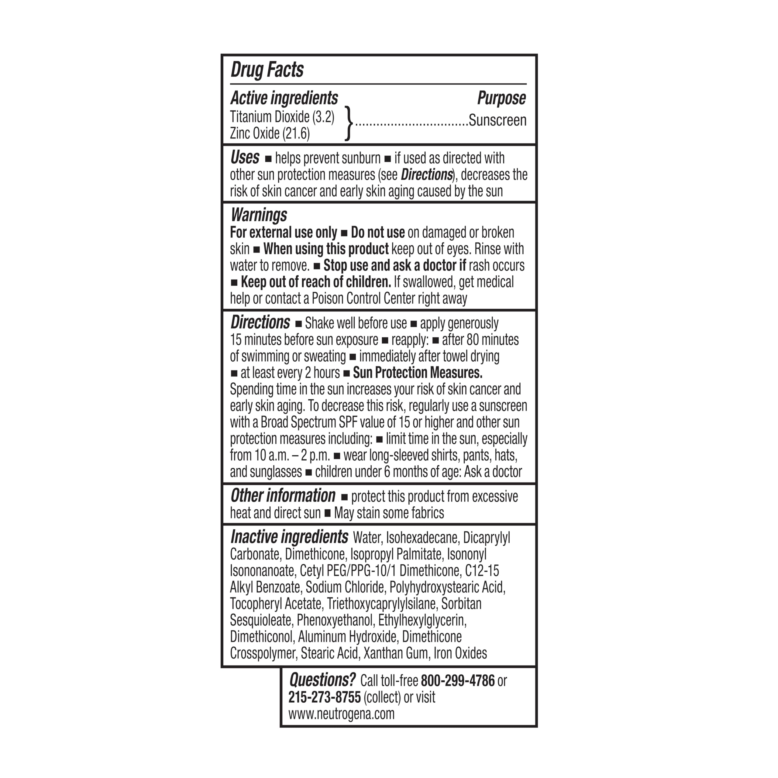 Neutrogena Purescreen+ Tinted Sunscreen for Face SPF 30, Broad Spectrum Mineral Sunscreen with Zinc Oxide & Vitamin E, Water Resistant, Fragrance Free, Medium, 1.1 fl oz