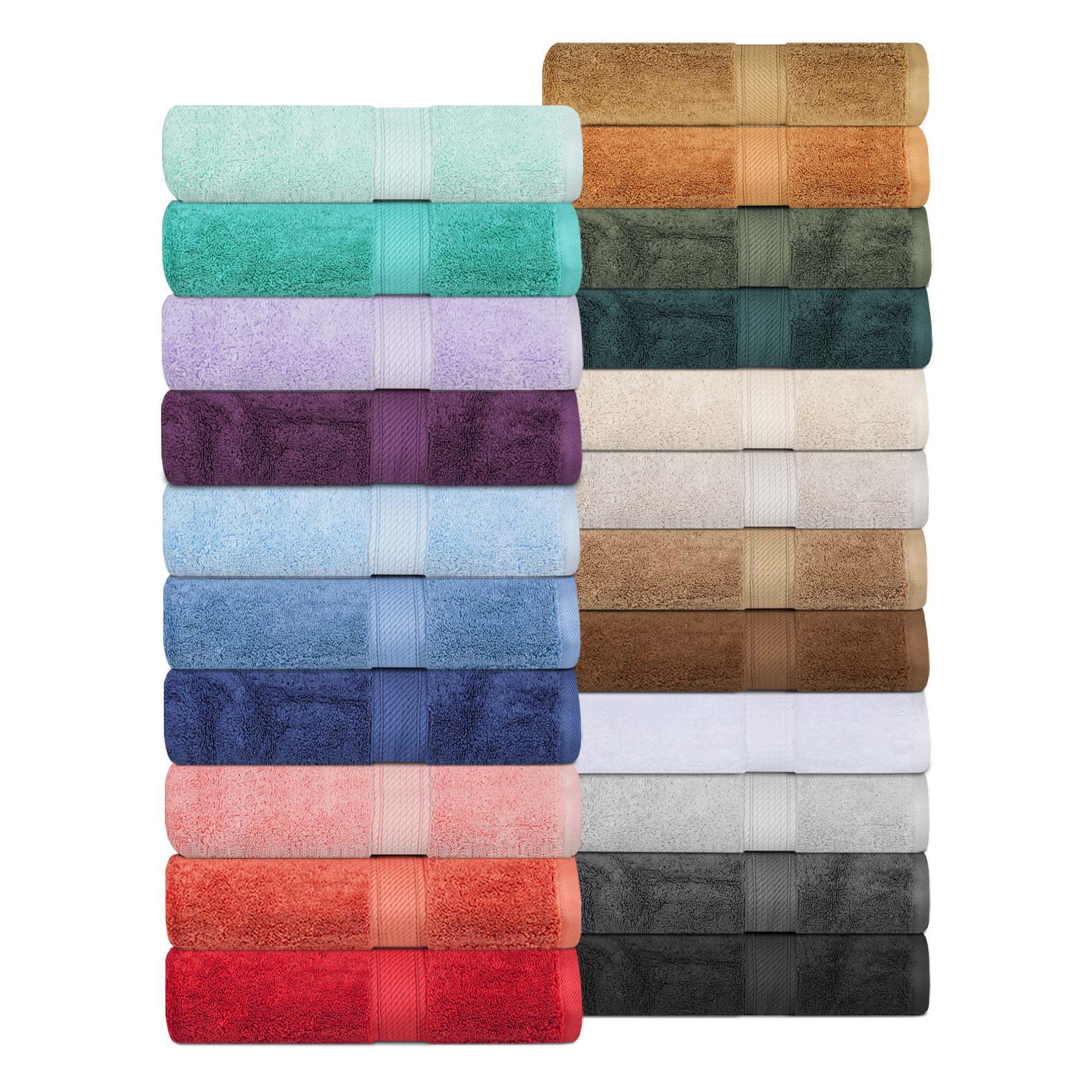 Superior Egyptian Cotton Plush & Absorbent, Bath Towel Set of 4, Toast