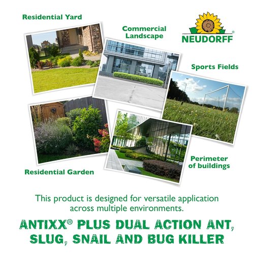 Neudorff ANTIXX Plus Ant & Insect Control Granules - Organic Solution for Ants, Crickets & More