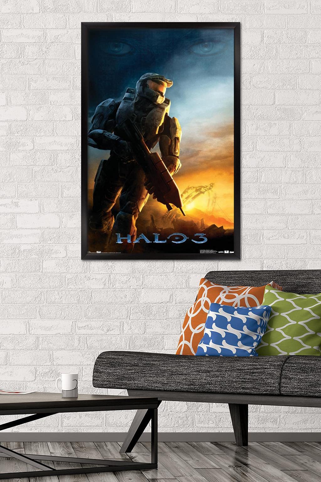 Trends International Halo 3 - Awakening Wall Poster, 22.375" x 34", Black Framed Version