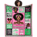 African American Sweet 16 Gifts for Girls, 16th Birthday Gifts for Black Girls, 16 Year Old Girl Birthday Gift Ideas, 16th Bday Decorations, Bday Presents for 16 Year Old Blanket 50"X60"