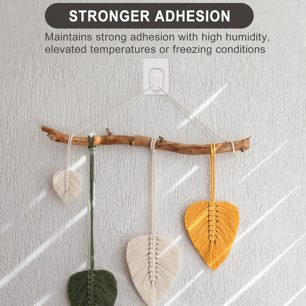 Skiennix 27 Pack Small Adhesive Wall Hooks - Clear Mini Hooks for Damage-Free Hanging Decorations & Cables