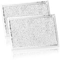 EMVANV 2pcs Grease Filter for LG Microwave LMV1683ST, LMV2031ST, LMV2031BD, LMHM2237ST, LMH2235ST, LMV1831ST, LMV1762ST, LMHM2017ST, LMH2016ST, Oven Filter Replacement (Silver)