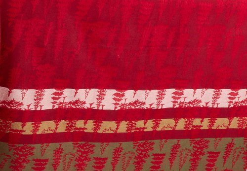 SARO LIFESTYLE Forêt Collection Plaid Christmas Tree Design Cotton Table Topper Tablecloth, 65" x 104", Multi