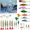 Advent Calendar 2025 - 24-Day Christmas Countdown Fishing Lures Set for Teens & Adults