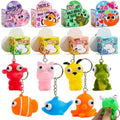 JOYIN 24 Packs Valentine Popping Eyes Keychains with Heart Box for Valentine's Classroom Exchange, Party Favors Game Prizes School Gift Exchange Classroom Rewards