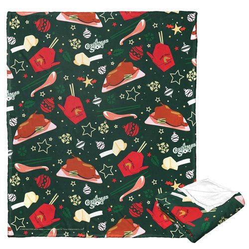 NORTHWEST A Christmas Story Silk Touch Throw Blanket, 50" x 60", Duck Dinner