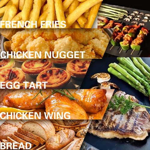 SIUDANGKA Air Fryer Liners Compatible with Emeril Lagasse 26 QT Extra Large Air Fryer, 4 PCS Air Fryer Oven Liners Reusable for Emeril Lagasse Accessories