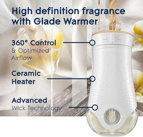 Glade PlugIns Refills Air Freshener - Sheer Vanilla Embrace | Scented Essential Oils, 10 Count, 0.67 Fl Oz