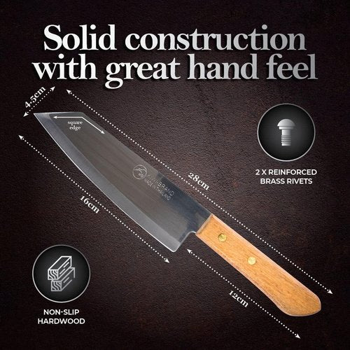Kiwi Brand Deba Style Flexible Chef Knives, Set of 2, 171 and 172