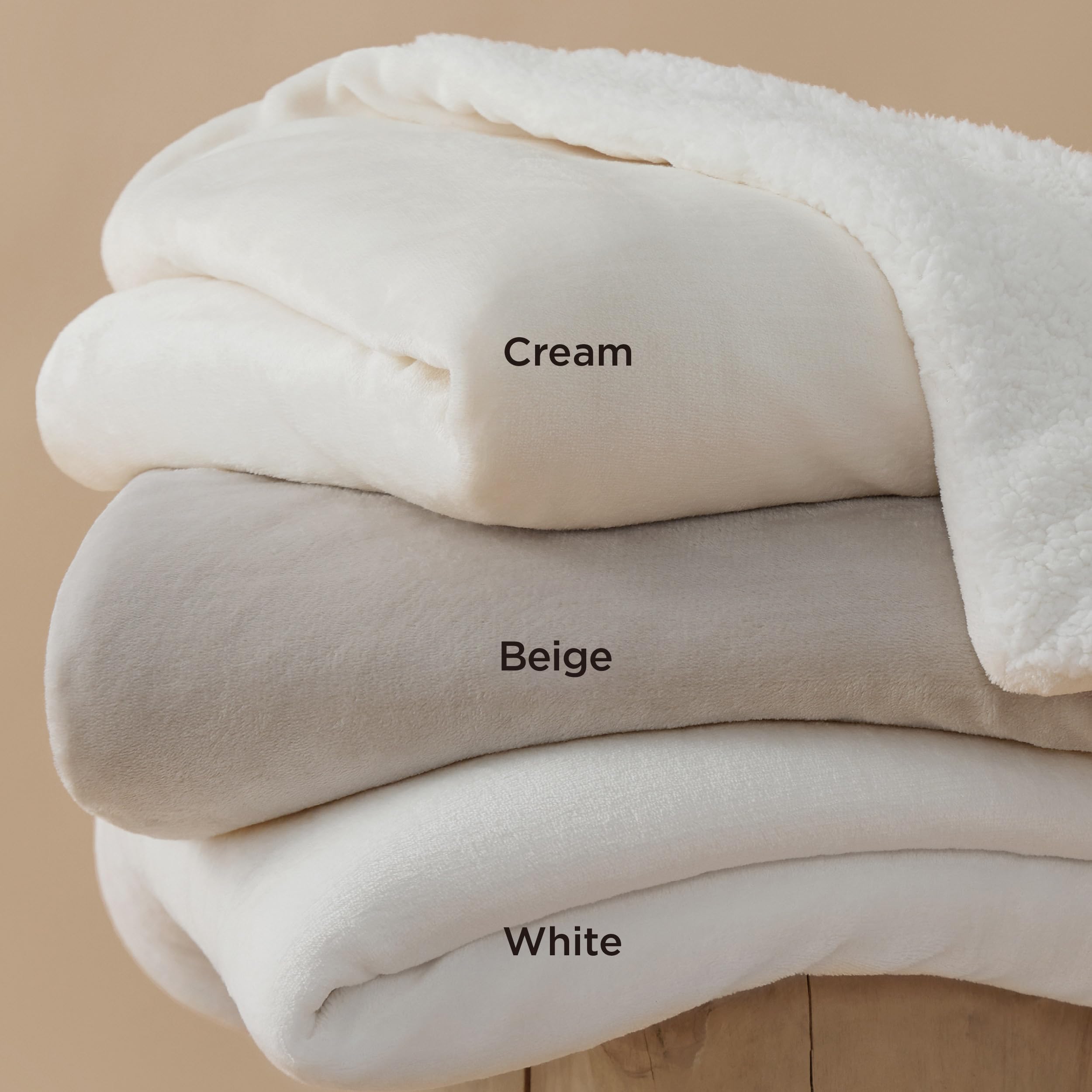 Bedsure GentleSoft Sherpa Fleece Throw Blanket for Couch, Non-Heated, Thick and Warm Throw for Women and Men, Soft Fuzzy Plush Blanket for Winter, Burnt Orange, 50x60 Inches