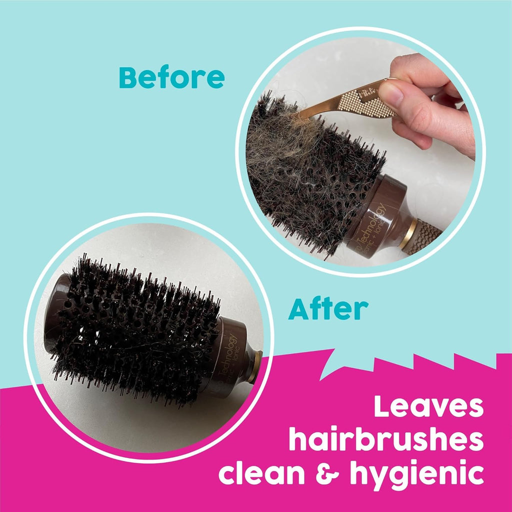 Pikk-it Vacuum Hair Brush Cleaner Tool - Effortlessly Removes Pet & Human Hair | Single & Twin Pack Available