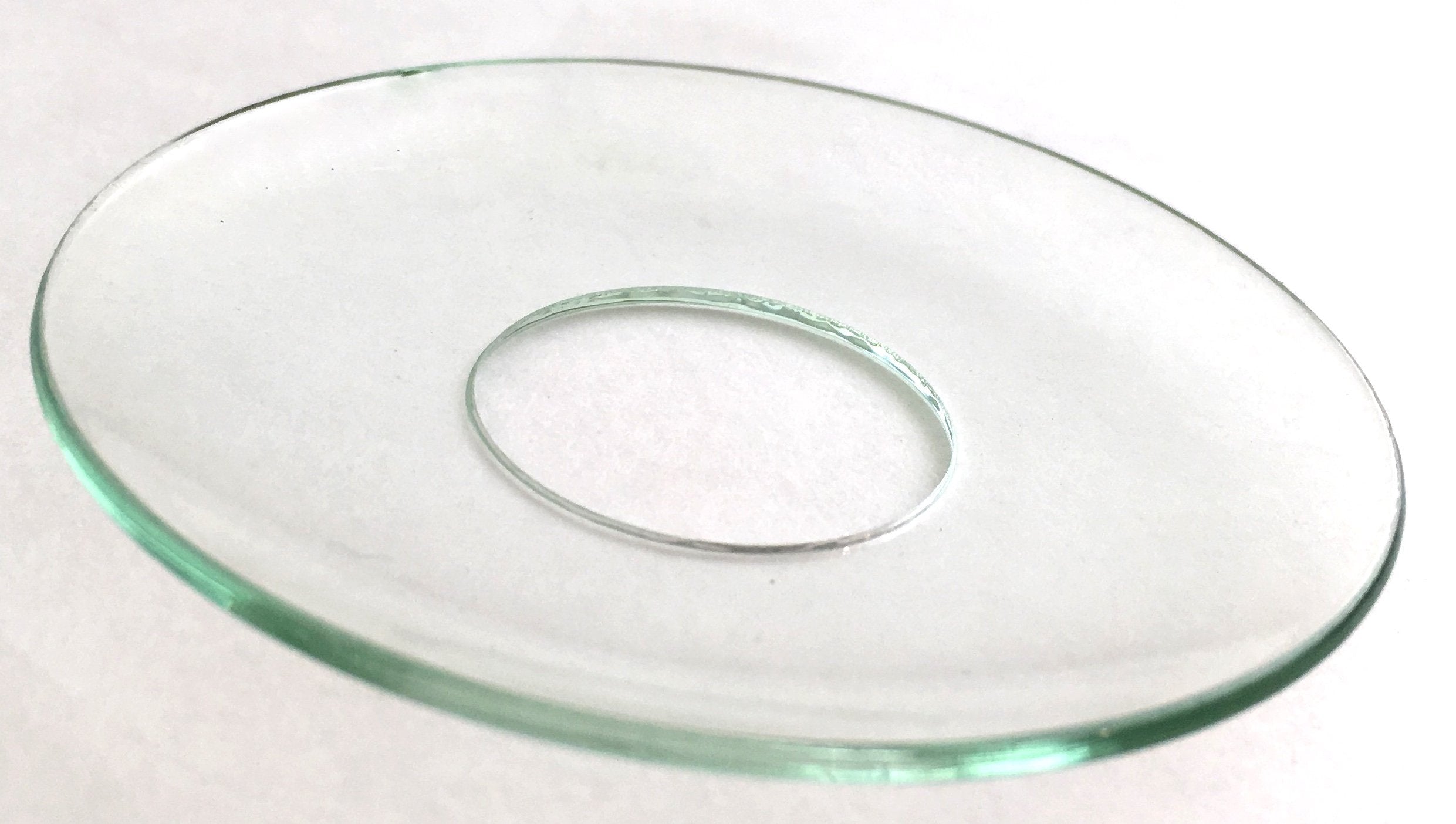 Biedermann & Sons Plain Glass Candle Wax Bobeches, Clear, 2.75 Inch - Set of 2