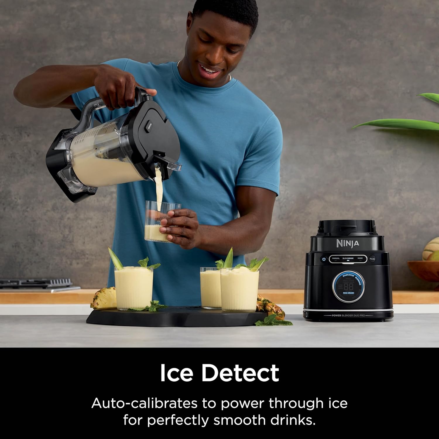 Ninja Blender & Food Processor - All-in-One Kitchen Appliance for Smoothies & More | 72 oz. Pitcher & (2) 24 oz. To-Go Cups | 1800 Watt | Black | TB301