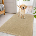 OLANLY Dog Door Mat - Absorbent Non-Slip Chenille Mat for Muddy Paws | 44x32 Beige Quick Dry Doormat