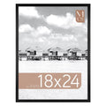 MCS Foundation 18x24 Poster Frame Traditional Black, Vertical & Horizontal Wall Hanging Large Picture Frame for Photos, Posters & Art Prints (1-Pack)