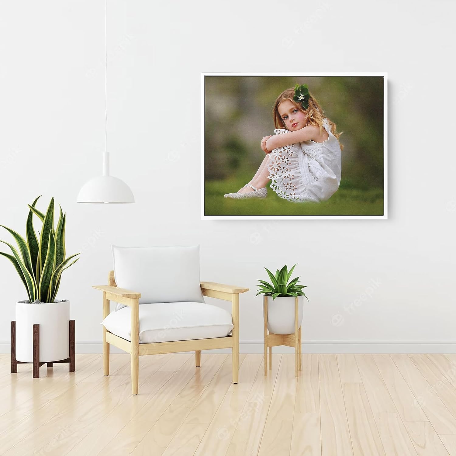 P&L ART Personalized Canvas Prints - Transform Your Photos into Stunning Wall Art | 16x24" White