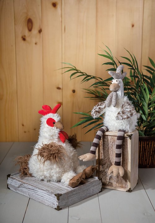 Mary Meyer FabFuzz Stuffed Animal Soft Toy, Rooster, 16-Inches