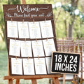 STOFINITY Wedding Seating Chart Board Display For Reception - Rustic Seating Chart For Wedding Reception Display, Find Your Seat Sign Board Decor Ideas