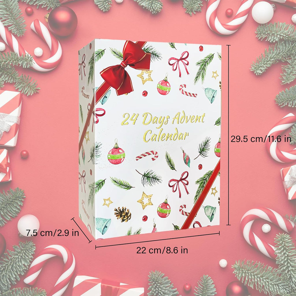 Skiennix Makeup Advent Calendar 2025 - 24-Day Christmas Gift Set for Women & Teens | Holiday Countdown Kit