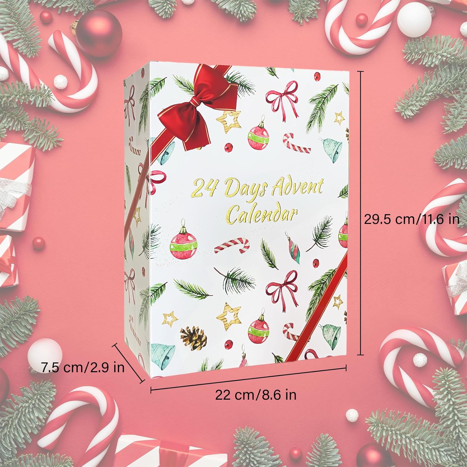 Skiennix Makeup Advent Calendar 2025 - 24-Day Christmas Gift Set for Women & Teens | Holiday Countdown Kit