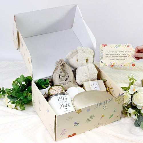 SimlLive Bereavement Gift Idea - Sympathy Gift Baskets - Sympathy Gifts for Loss Of Loved One - Miscarriage for Mothers - Grief Gifts for Women Father - Care Package for Women - Hug In A Box