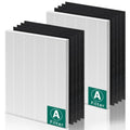 XBGG 115115 HEPA Replacement Filter A for Winix Plasmawave Air Purifier C535 AM90 5300 6300 5300-2 6300-2 9800, 2 True HEPA + 8 Pre-Filters